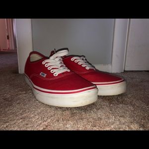 Red Vans Classic